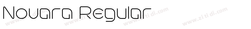 Novara Regular字体转换